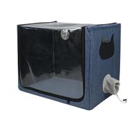 Fockety Cámara de oxígeno para Perros, incubadora portátil y Plegable para Cachorros con oxígeno nebulizado, Caja de oxígeno atomizado para Mascotas 43,31 x 25,59 x 25,59 Pulgadas
