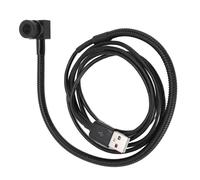 Fockety Cámara Web Central USB para Contacto Visual, Cámara Web de Pantalla Media Plug and Play de Enfoque Automático de 2 MP con Micrófono para PC, Juegos, Computadora Portátil, Cámara