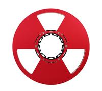 Fockety Carrete de Cinta Vacío, Carrete de Brida NAB Anodizado de Alta Densidad de Aleación de Aluminio de 10,5 Pulgadas, Grabadora de Cinta de a Universal con 3 Orificios de Ventilación y Tornillos