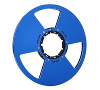 Fockety Carrete de Cinta Vacío, Carrete de Brida NAB Anodizado de Alta Densidad de Aleación de Aluminio de 10,5 Pulgadas, Grabadora de Cinta de a Universal con 3 Orificios de Ventilación y Tornillos
