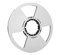 Fockety Carrete de Cinta Vacío, Carrete de Brida NAB Anodizado de Alta Densidad de Aleación de Aluminio de 10,5 Pulgadas, Grabadora de Cinta de a Universal con 3 Orificios de Ventilación y Tornillos