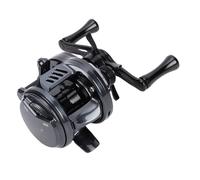 Fockety Carrete de Pesca Redondo con Cuerpo de Metal Reforzado, Carrete Convencional para Bagre, Almizcle, Lucio, Salmón, Lubina Rayada y de Pesca de Agua Salada Costera