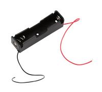 Fockety Caso del Propietario de la Batería de Plástico para Plástico para una Batería 1x, 5 Pcs Caja de Memoria Negra para Facilitar el Uso, Adecuado para Entusiastas de Bricolaje y Aficionados