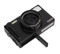 Fockety CD R1 1080P FHD Micro Cámaga única Cámaina Portátil Sin EspÉJO Zoom Digital 16x 24mp con Monitor de Pantalla LCD de 3 Pulgadas Cámaras Sin Espejo para Fotografía (Black)