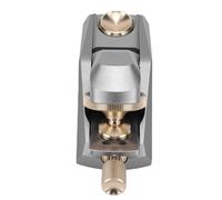 Fockety Cepilladora Manual, Cepilladora de Madera de ángulo bajo de 33 Grados, Plano de Banco de Latón de Aleación de Aluminio con Mango Ergonómico, Hoja de 22 Mm, para Recortar