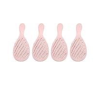 Fockety Cepillo de Pelo, Masaje Curvo del Cuero Cabelludo Ergonómico Hueco Reduce el Tiempo de Secado Cepillo de Pelo Ventilado sin Enredos Cómodo de Usar de Paleta