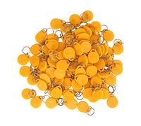 Fockety Cerradura de Puerta Inteligente sin Contacto, Tarjeta de Identificación de Proximidad, Juego de Etiquetas de Control de Acceso, 125KHz, Lectura para de Gestión de Asistencia, 100 Uds.