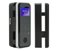 Fockety Cerradura Inteligente, 5 en 1 Huella Digital Sin Llave Cerraduras de la Puerta de Entrada Con 2.4in Pantalla Lcd, Cerradour Biométrica de Puerta Con Teclado, Electónico