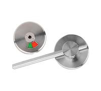Fockety Cerradura para Inodoro, Pantalla de Larga Duración, Cerradura para Puerta de Baño Público, Inodoro [tratamiento con Cepillo antioxidante]