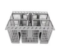 Fockety Cesta Repuesto Cubiertos Lavavajillas, Cesta Cubiertos Lavavajillas con 8 Compartimentos 2 Tapas, para Lavavajillas Universal, Recambio ItaIdos, para 99673 8729, C00257140