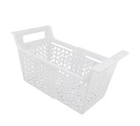 Fockety cestas Ajustables para congelador, contenedores organizadores ampliables para congelador, contenedores de Almacenamiento para congelador con (L Dos Capas sin Rejilla + una