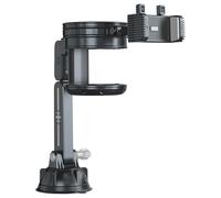 Fockety Combo de Soporte para teléfono y portavasos para Coche, Soporte con Ventosa Nano Giratorio 360 Grados, para Camiones, autobuses y excavadoras, para Smartphones 4 a 7,2 (Varilla de extensión