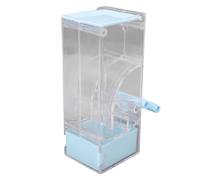 Fockety Comedero Automático para Pájaros, Alimentador por Gravedad para Pájaros Salvajes con Cajón Independiente Transparente Fácil de Observar, Alimentador para Pequeños, (400ml)