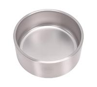 Fockety Comedero de Acero Inoxidable para Mascotas, y antiderrame, con Borde Ancho y Curvo Que Protege los Bigotes Base de Silicona Antideslizante Estable. Comedero para Perros, (Grande 100oz 3000ml)