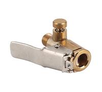 Fockety Conector de Válvula de Neumático Portabrocas de Inflado Clamp/Holder de Inflado Rápido para Motocicleta de Automóvil - Práctico Diseño de Botón de Resorte - para Adaptador de Inflador de