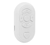 Fockety Control Remoto de Teléfono Portátil del Teléfono Portátil Bt4.0 Hands Cierre, Selfie Remota - Control para Móvil, Adecuado para la Mayoría del Navegador de Aplicaciones y Sitios Web, (White)