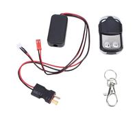 Fockety Controlador de Cabrestante, a Distancia Inalámbrico con Receptor, Interruptor de Control Remoto con Enchufe en T para Coche Trepador RC 1/10, Cabrestante RC y Receptor Remoto