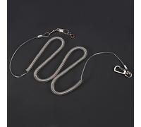 Fockety Correa de Cuerda de Entrenamiento Antimordeduras para Pájaros, 6m, Ligera, Portátil, Longitud Desplegable, 6m para Entusiastas de Las Aves (Cuerda voladora de 4,5 MM + 6M)