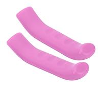 Fockety Cubierta Protectora de Gel para Palanca de Freno para Agarre de Ciclismo, Protector Antideslizante para de Bicicleta de Carretera y Montaña, Paquete de 2, Cubierta de Gel de Sílice (PINK)