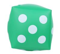 Fockety Dados Inflables, Juego de Fiesta Al Aire Libre Duradero, Juguete para Interacción Entre e Hijos, PVC Rojo, Adecuado para Mayores de 1 Año (Green)