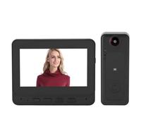 Fockety de Timbre con vídeo inalámbrico, Timbre con vídeo con Pantalla LCD de 2,4 Pulgadas, conversación bidireccional, Visor de Puerta con vídeo Gran Angular de 170° para el hogar