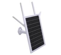 Fockety Enrutador Módem 4G LTE con Energía Solar y Ranura para Tarjeta SIM, Extensor WiFi de 2,4 GHz para Exteriores, con Panel Solar de 15 W y Batería de 20800 MAh para Camping (Versión de EE. UU.)