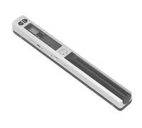 Fockety Escáner de Documentos portátil, escáner fotográfico portátil 900DPI para Documentos A4, imágenes, Textos, Recibos, Varilla de escáner para escaneado Plano, Formato JPG/PDF (Plata)