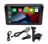 Fockety Estéreo para Automóvil con Pantalla Táctil HD de 7 Pulgadas, Radio FM Inalámbrica CarPlay Auto 5.4, con Pantalla IPS y Resolución 1024x600 para Teléfonos Inteligentes y