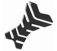 Fockety Etiqueta Engomada Universal del Protector de la Almohadilla del Tanque de Gasolina de la Fibra de Carbono Resistente a la Intemperie para el Protector del Tanque de