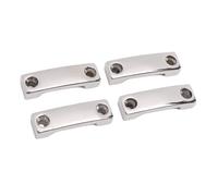 Fockety Eye Footman Loop, Almohadilla para Correa de Barco de Acero Inoxidable de 28 Mm Eye Footman Loop, Kayak Pad Hook para Barco, Kayak, Correa de Límite de Puerta de Buggy,