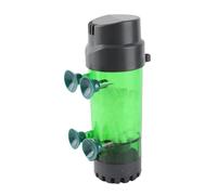 Fockety Filtro de Lecho Fluidizado, Filtro de Tanque de Peces de Acuario, de Esponja Sumergible con Filtración Física y Bioquímica para Tanque de Peces de Agua Dulce y Salada