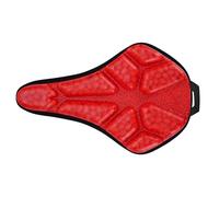 Fockety Funda para sillín Bicicleta, Gruesa, cómoda, Acolchada con TPU, Antideslizante y Lavable, para Bicicletas montaña y Carretera, con Canal ventilación Central para una (Talla única)