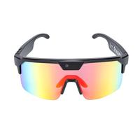 Fockety Gafas Inteligentes con IA, Gafas de Sol con Cámara Antivibración de 8 MP, Reconocimiento de Imágenes WiFi, Grabación de Vídeo, Bluetooth Inalámbrico, Ideales para Ciclismo