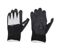 Fockety Guantes con Aislamiento Eléctrico, Guantes de Trabajo de Seguridad Ignífugos de Alto Voltaje de 400 V, Guantes de Electricista Antideslizantes de Goma, Guantes de Voltaje (negro)