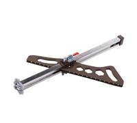 Fockety Herramienta de Corte Plegable para Paneles de Yeso, Cortador de Paneles de Yeso con Posicionadores Fijos Dobles con 23 Ruedas y Varilla Vertical de Acero Inoxidable, para