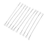 Fockety Hojas de Sierra de Calar, Hoja de Alambre Recto para Corte de Artículos Pequeños, 150mm, 10 Uds., para Amantes del Bricolaje