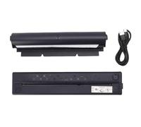 Fockety Impresora Portátil, Impresora Térmica Inalámbrica para Tableta de Teléfono Portátil con Resolución de 300 PPP, Admite Papel Térmico de 8,5 X 11 Pulgadas, Letra de 2 a 8,5 (Black)