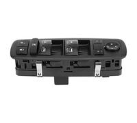 Fockety Interruptor de Ventana Eléctrica Carcasa de Plástico para Polvo para el Ajuste de Energía 2009-2012 para el Interruptor de Ventana Maestra para la Adaptación para Material de Plástico Negro