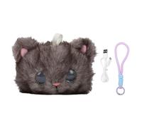 Fockety Juguete de Peluche Inteligente AI, Animal de Peluche Interactivo con Interacción de Voz en Tiempo Real en 66 Idiomas, Tecnología de Reconocimiento de Emociones, con de Roles, (Grey)