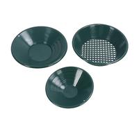 Fockety Kit de 3 Piezas para bateo de Oro, batea de Oro al Aire Libre, Equipo de prospección para Principiantes para facilitar la minería y la prospección, Verde