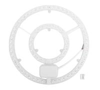 Fockety Kit de Adaptación de Luz LED para Ventilador de Techo de 12 Pulgadas, Kit de Iluminación LED de 72 W, Placa PCB de Repuesto para Luz de Techo de Alto Brillo (Luz blanca)