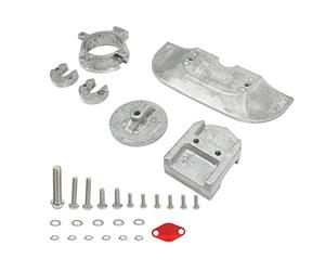 Fockety Kit de ánodo de Aluminio para Mercruiser Alpha 1 Generación 2 Dentrofueraborda, 888756Q01 Kit de ánodo sin Dentrofueraborda Resistente Al óxido de Alta Resistencia Protege Tu