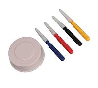 Fockety Kit de Herramientas de Reparación de Relojes, 3 Recovecos de Reloj de Vigilancia, Pluma de Aceite de 4 Piezas Diferentes Tamaños de Punta para Accesorios de Reparación de Relojes