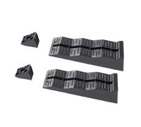 Fockety Kit de rampa de Bloques niveladores para autocaravanas, Capacidad de Carga de 5000 kg, rampa de elevación para Auto de Alta Resistencia, 3 escalones, Bloque nivelador para (Sin Bolsa)