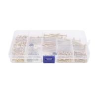 Fockety Kit de Reparación de Guitarra Eléctrica, Tornillos de Resorte de Metal, Juego Surtido de Correas para Entusiastas de la Guitarra con Caja de Almacenamiento (GOLD)