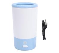 Fockety Lavapies eléctrico para Mascotas, 17 x 8,5 cm, automático, USB, Compacto, portátil, Limpiador de pies de con Barro, Inicio con un, Accesorios Perros y Gatos (Blue)