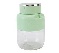 Fockety Licuadora Portátil para Batidos y Smoothies, Licuadora Portátil Multifuncional de 800ml con Correa y Pajitas, Eléctrica Recargable para Gimnasio, Viaje, Casa (GREEN)