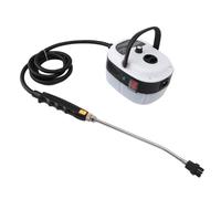 Fockety Limpiador a Portátil, Lavadora a Presurizada de Alta Temperatura de 2500 W, Limpiador a para Coche de 1 L con 4 Cabezales de Cepillo y (EU enchufe 220V)