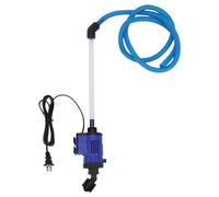 Fockety Limpiador Eléctrico de Grava para Acuarios, Cambiador de Agua Eficiente para Peceras para Limpiar Desechos de Peces y Arenas, con Fuerte Potencia de Succión (Enchufe Europeo 220V)