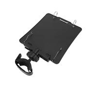 Fockety Lira de marcha para trompeta, soporte para partituras con rotación de 360° y diseño de liberación rápida, correas de silicona para una exhibición segura, con clips metálicos